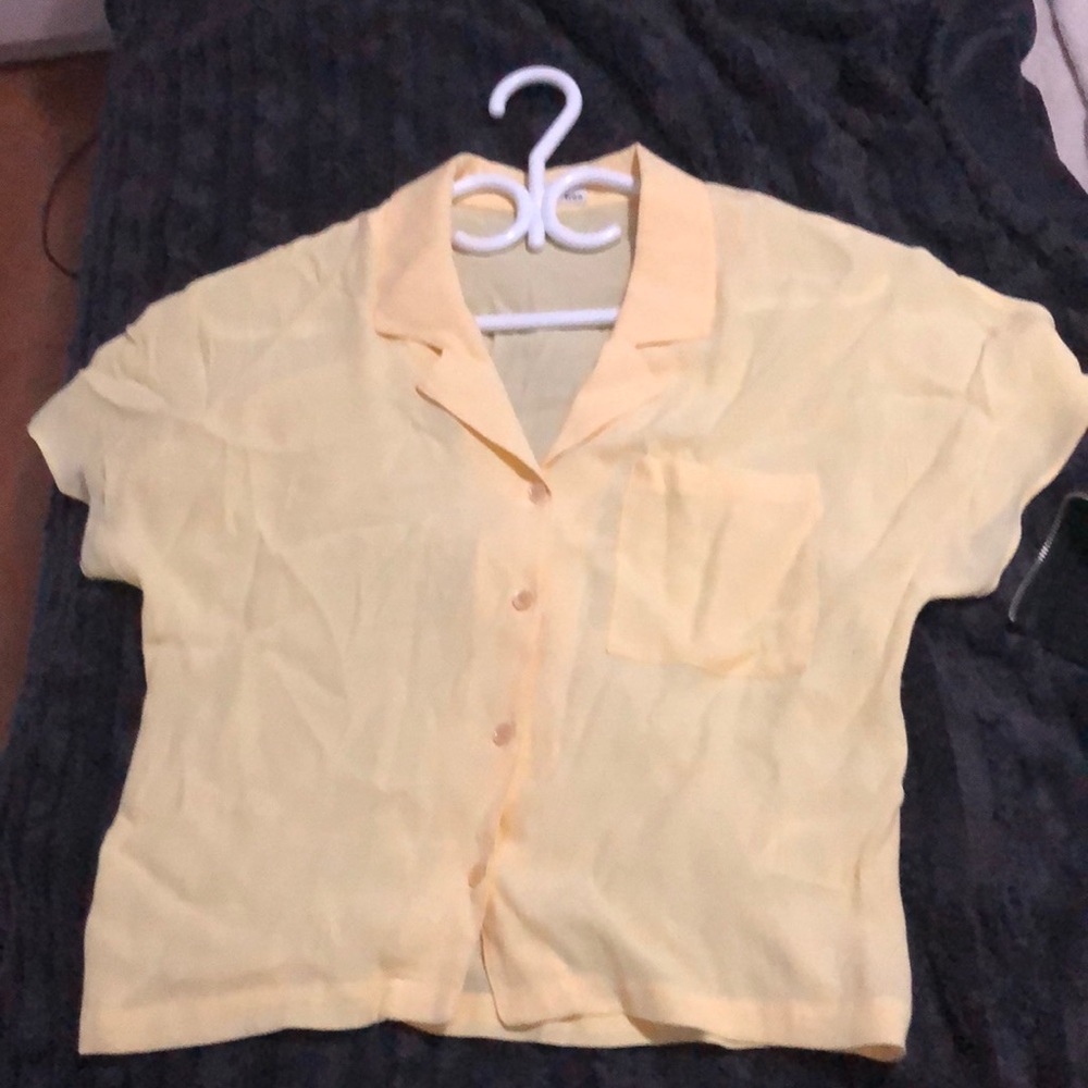Short sleeve aritzia button up